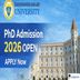 Dayananda Sagar University PhD Admission 2026 Open Till February 9; Check Other Details Here
